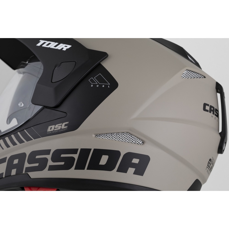Enduro přilba Cassida Tour 2.0 Dual matná pískovo-černá