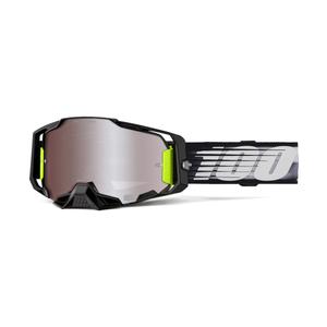 Motokrosové brýle 100% ARMEGA Lightspeed se stříbrným HIPER plexi