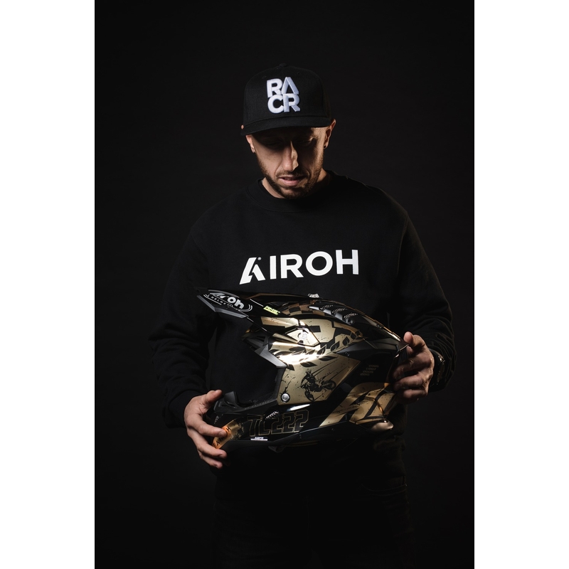 Motokrosová helma Airoh Aviator 3.0 "TC 222 THE LEGEND" černo-zlatá