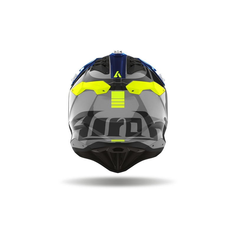 Motokrosová helma Airoh Aviator 3.0 Push modrá