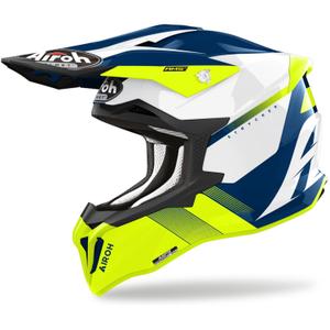 Motokrosová helma Airoh Strycker Blazer žlutá výprodej