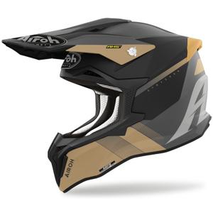 Motokrosová helma Airoh Strycker Blazer zlatá matná výprodej