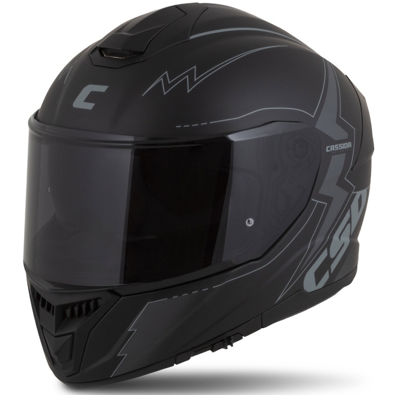 Integrální přilba na motorku Cassida Integral GT 2.1 Flash černo-šedá