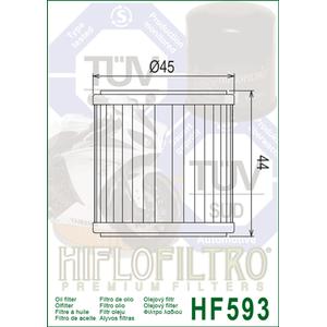 Olejový filtr HIFLOFILTRO HF593