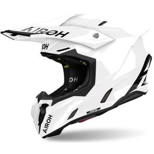 Motokrosová helma Airoh Twist 3 Color bílá lesklá