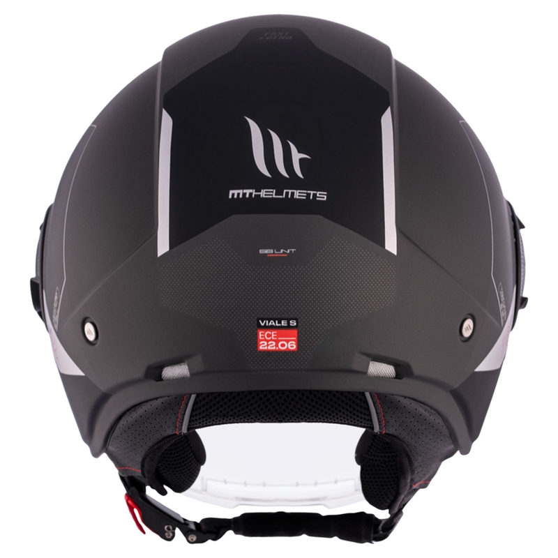 Otevřená přilba na motorku MT Viale SV S 68 Unit D2 černo-šedá výprodej