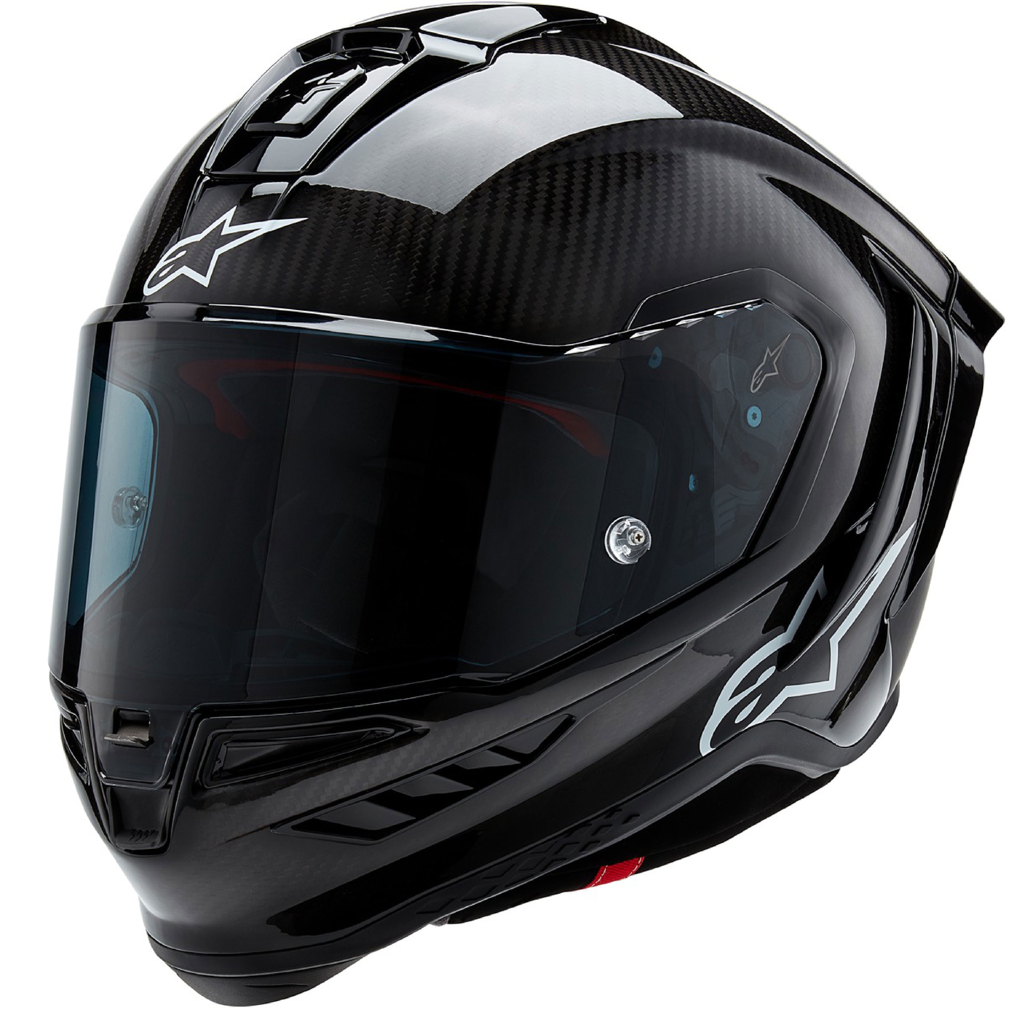 Integrální helma na motorku Alpinestars Supertech R-10 Solid 2024 carbon černá Velikost: XS