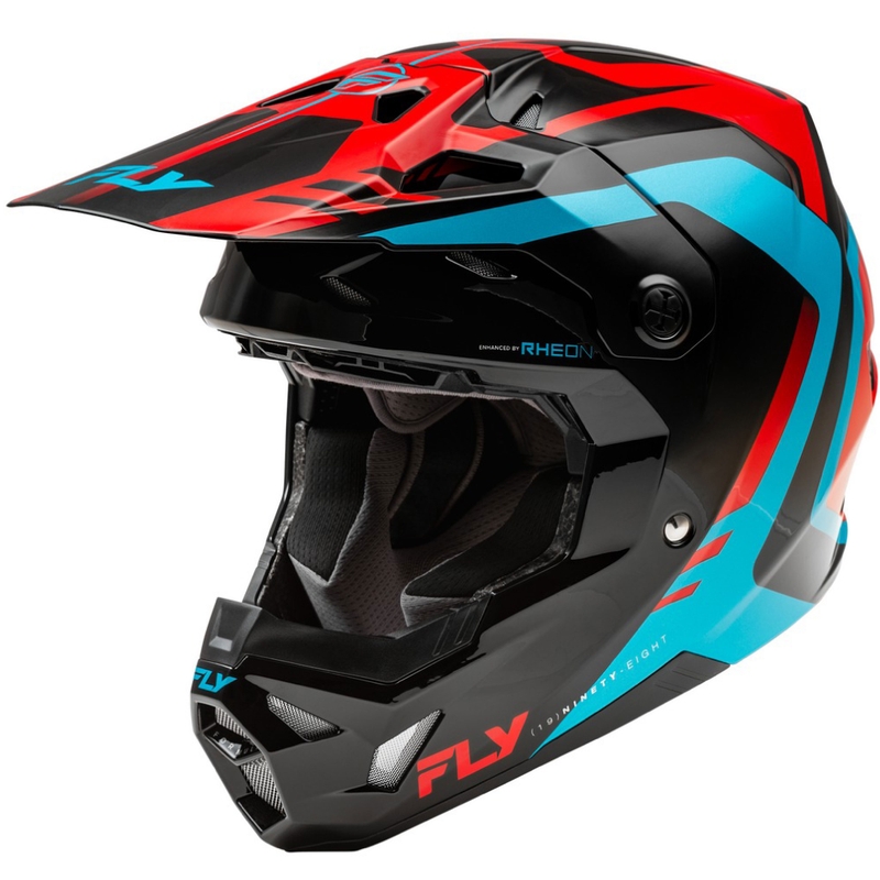 Motokrosová helma FLY Racing Formula CP červeno-černo-modrá