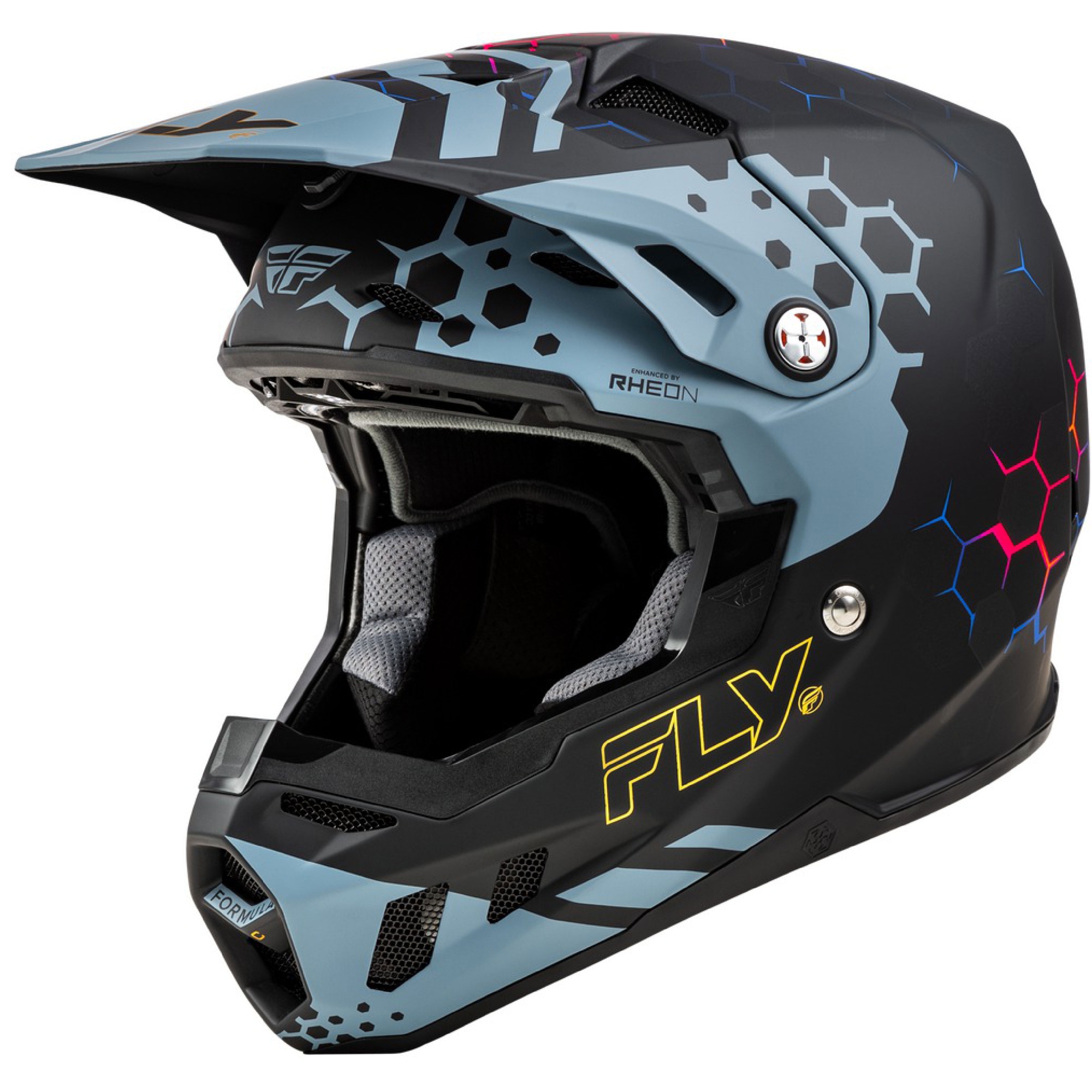 Motokrosová helma FLY Racing Formula CC Tektonic černo-šedá Velikost: L