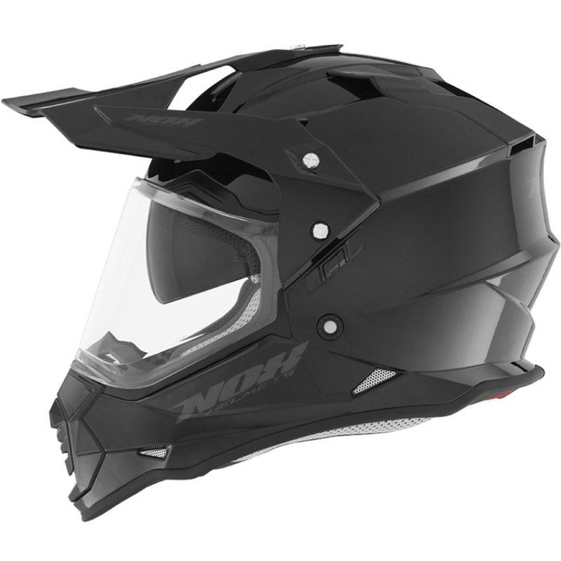 Enduro přilba NOX N312 černá lesklá