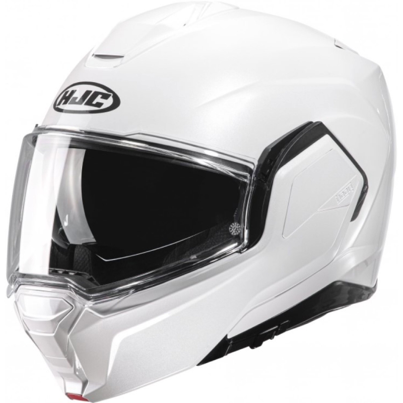 Překlápěcí přilba na motorku HJC I100 Solid perleťově bílá
