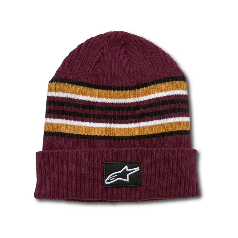 Čepice Alpinestars Bolted Cuff Beanie cihlově červená
