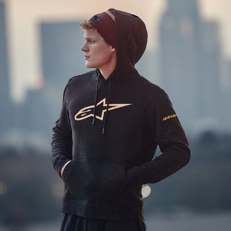 Čepice Alpinestars Bolted Cuff Beanie cihlově červená