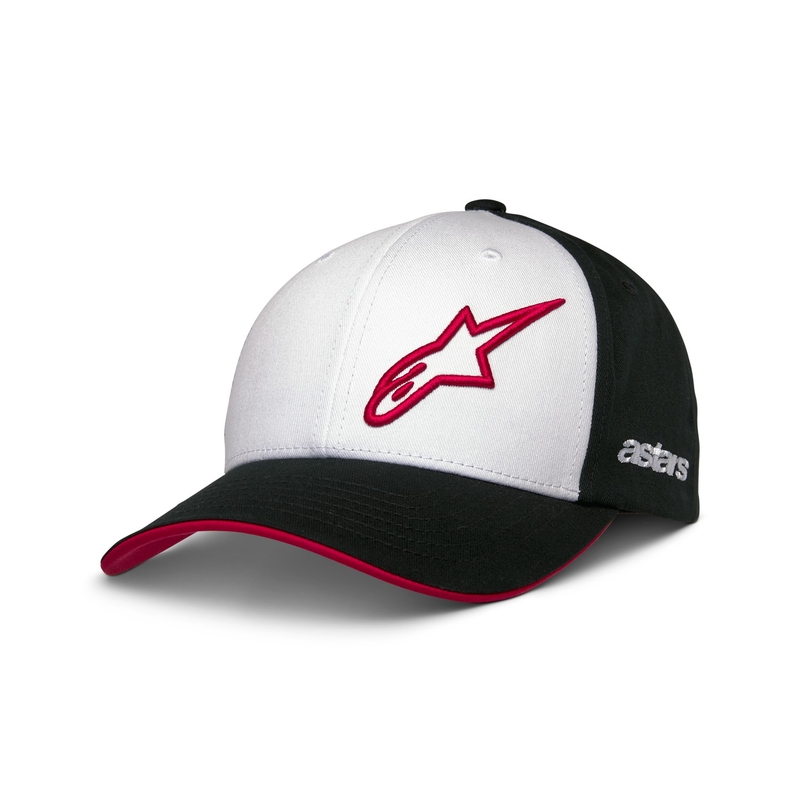 Kšiltovka Alpinestars Sessionized Snapback bílo-černo-červená