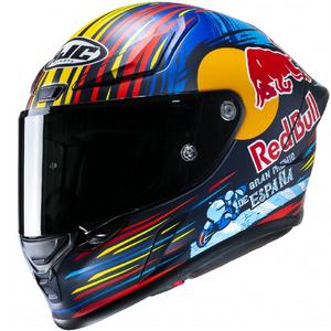 Integrální přilba na motorku HJC RPHA 1 Redbull Jerez GP MC21SF červeno-žluto-modrá