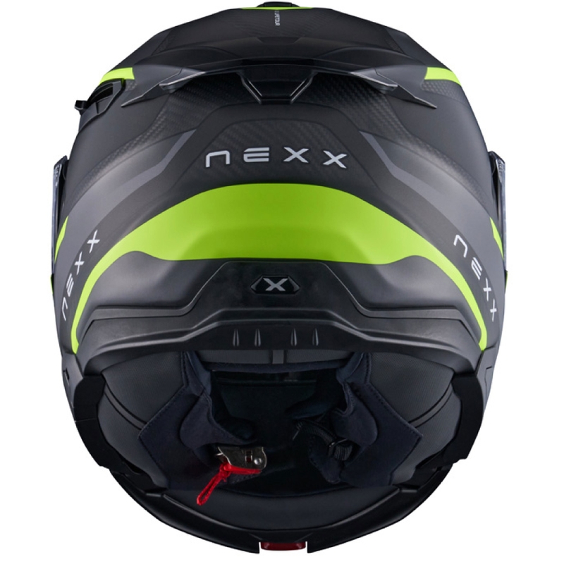 Vyklápěcí helma na motorku Nexx X.Lifetour PRO Mile matná šedo-fluo žlutá