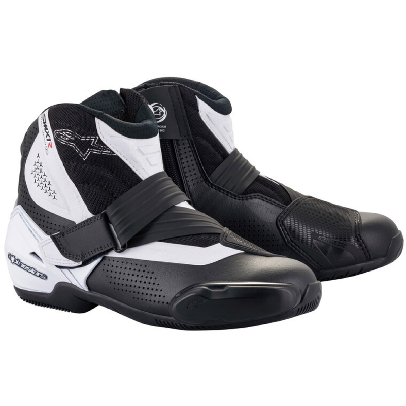 Boty na motorku Alpinestars SMX-1 R Vented černo-bílé