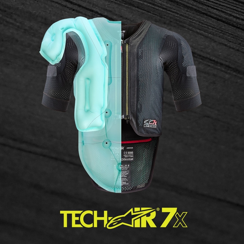 Airbagová vesta Alpinestars TECH-AIR®7X System černo-červená