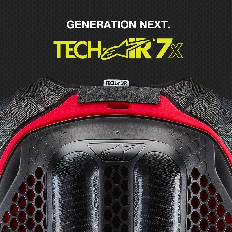 Airbagová vesta Alpinestars TECH-AIR®7X System černo-červená