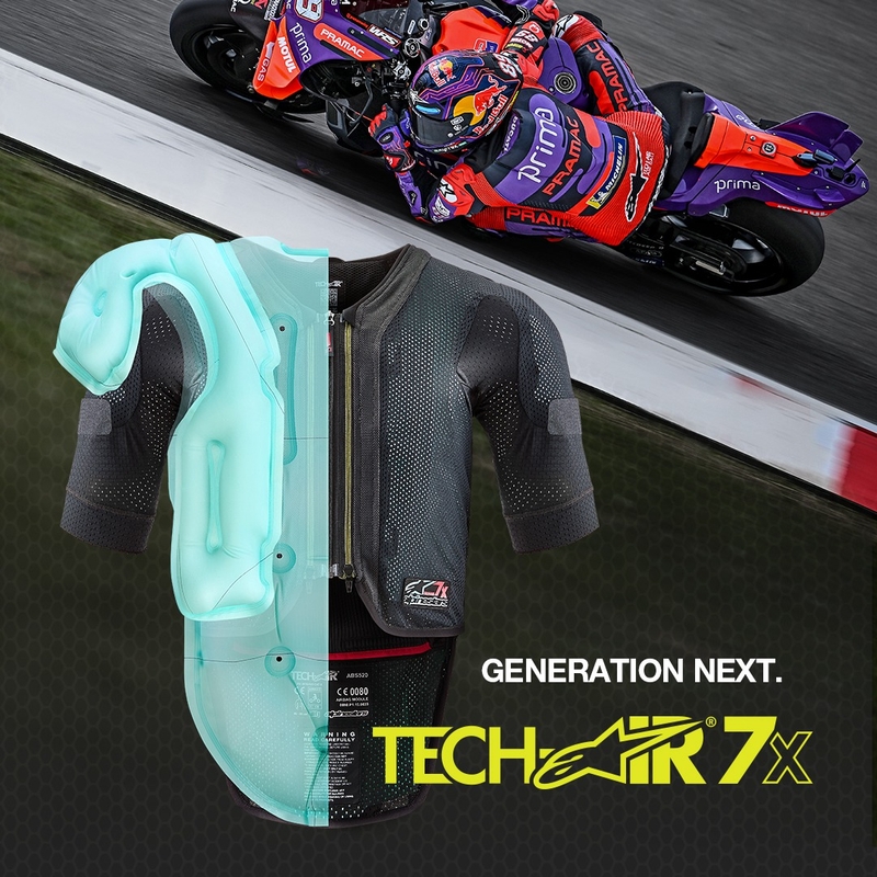 Airbagová vesta Alpinestars TECH-AIR®7X System černo-červená