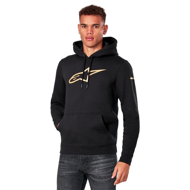Mikina Alpinestars Gilded Hoodie černo-zlatá