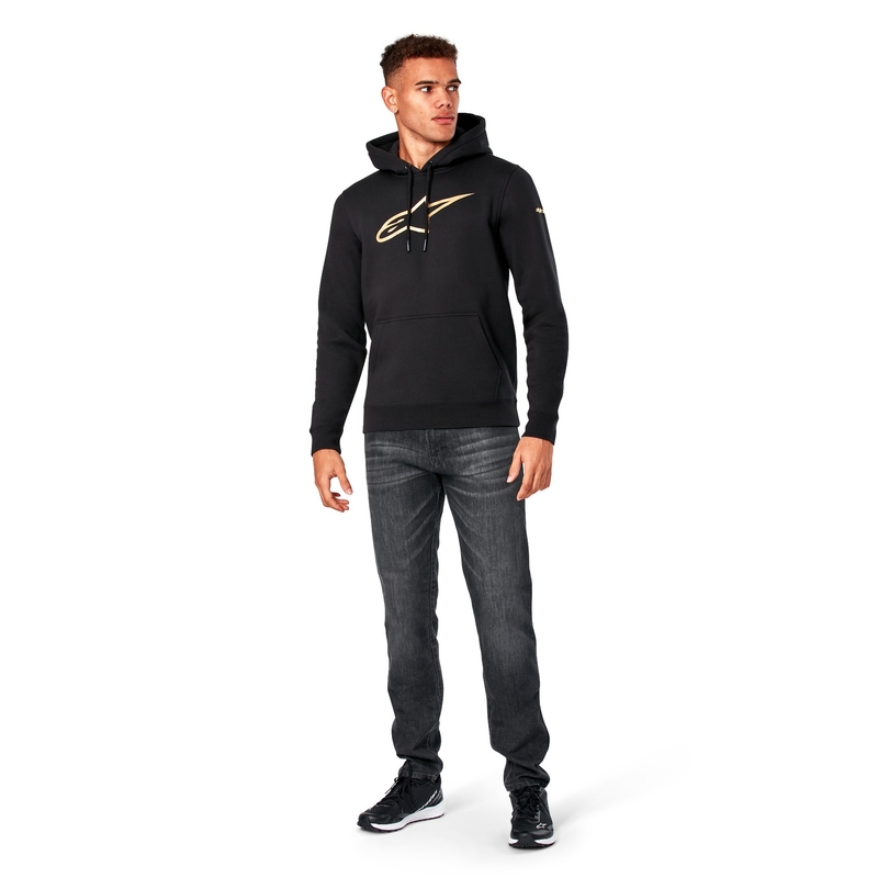Mikina Alpinestars Gilded Hoodie černo-zlatá