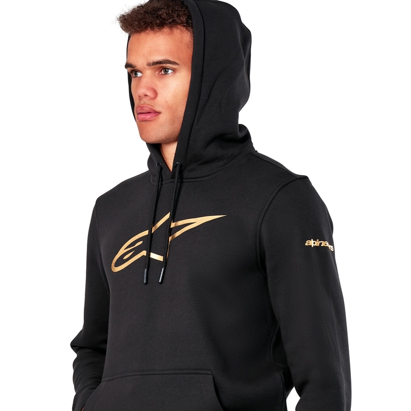 Mikina Alpinestars Gilded Hoodie černo-zlatá