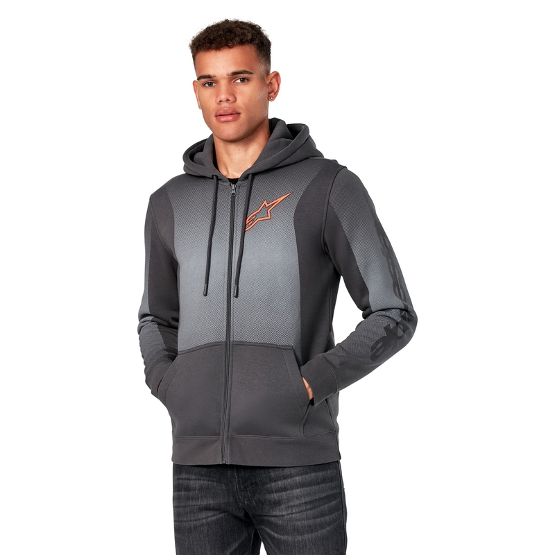Mikina Alpinestars Arising Hoodie tmavě šedo-světle šedá