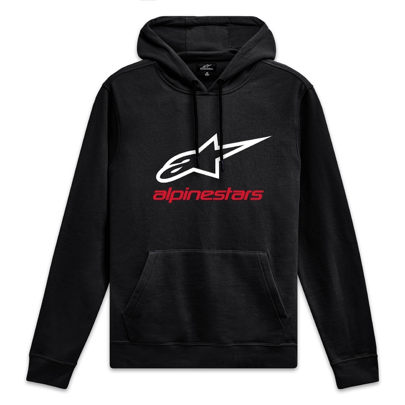 Mikina Alpinestars Always Hoodie 3 černo-bílo-červená