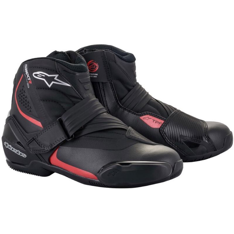 Boty na motorku Alpinestars SMX-1 R černo-červené