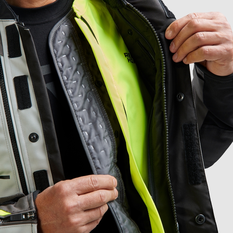 Nepromokavá bunda Rebelhorn In & Out HydraShield PRO fluo žlutá