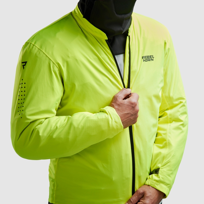 Nepromokavá bunda Rebelhorn In & Out HydraShield PRO fluo žlutá