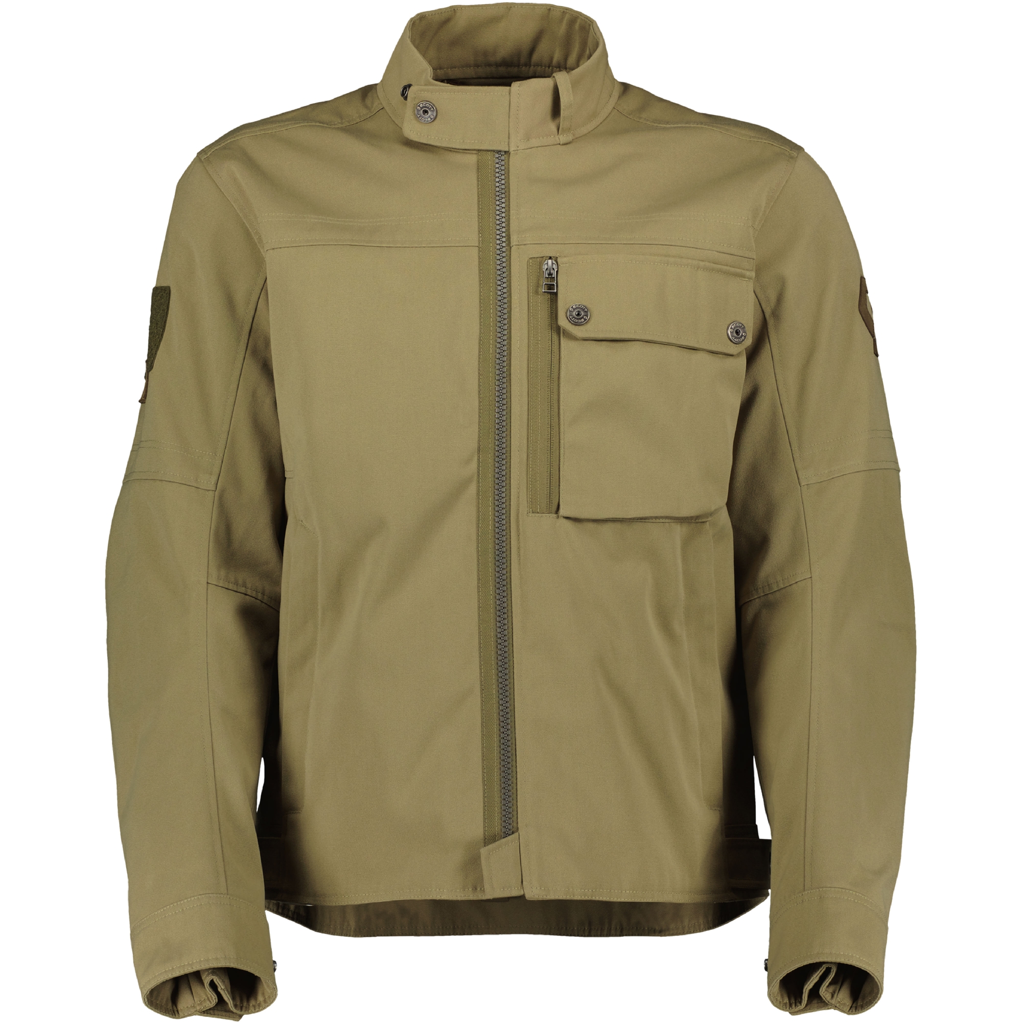 Bunda na motorku SCOTT JACKET VINTAGE COVERT zelená Velikost: XS