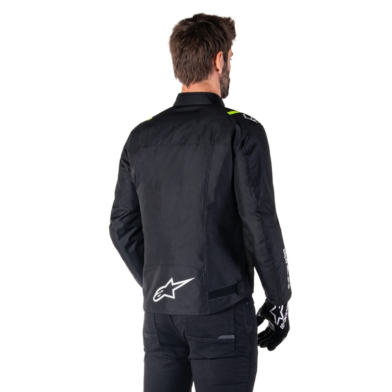 Bunda na motorku Alpinestars T-SPS 2 Waterproof černo-bílo-fluo žlutá