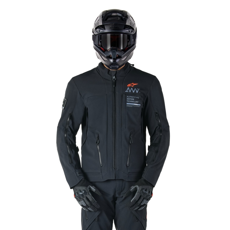 Bunda na motorku Alpinestars AMT-8 Stretch Drystar XF černá