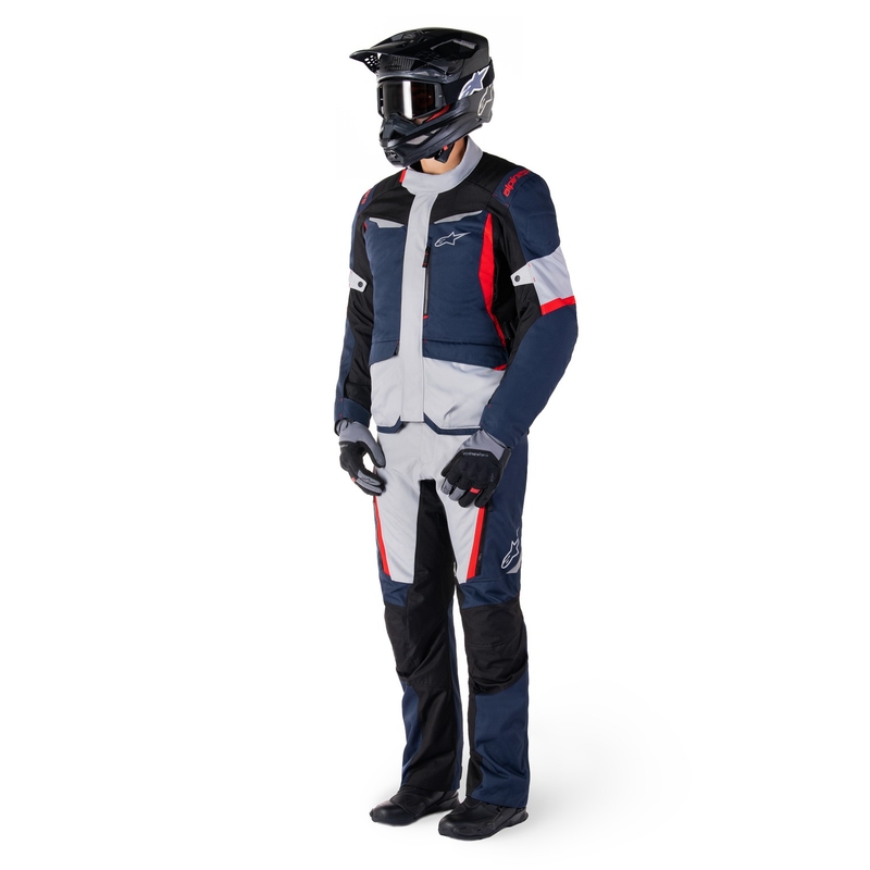 Bunda na motorku Alpinestars ST-1 Waterproof tmavě modro-černo-červená