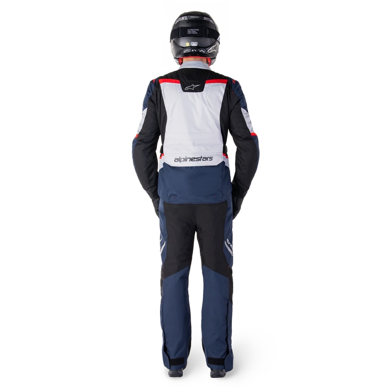 Bunda na motorku Alpinestars ST-1 Waterproof tmavě modro-černo-červená