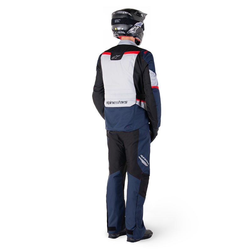Bunda na motorku Alpinestars ST-1 Waterproof tmavě modro-černo-červená