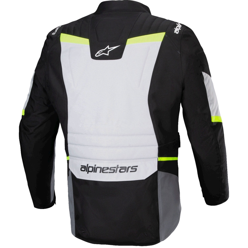 Bunda na motorku Alpinestars ST-1 Waterproof šedo-černo-fluo žlutá