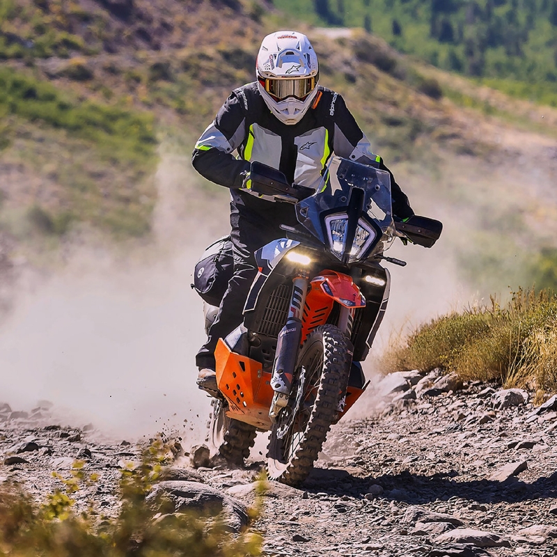 Bunda na motorku Alpinestars ST-1 Waterproof šedo-černo-fluo žlutá