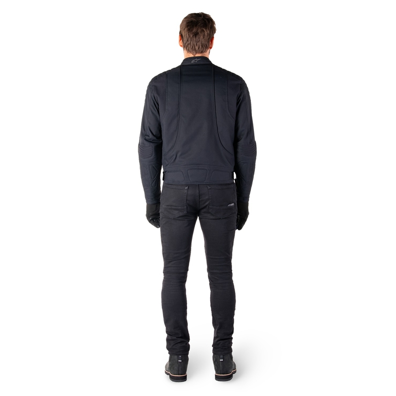 Bunda na motorku Alpinestars Clayton Water Resistant černo-černá