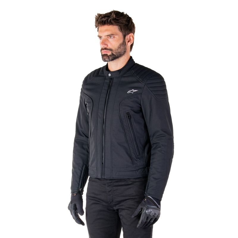 Bunda na motorku Alpinestars Clayton Water Resistant černo-černá