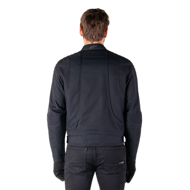 Bunda na motorku Alpinestars Clayton Water Resistant černo-černá