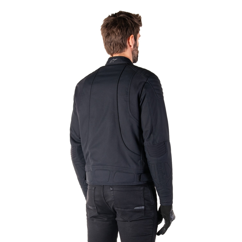 Bunda na motorku Alpinestars Clayton Water Resistant černo-černá