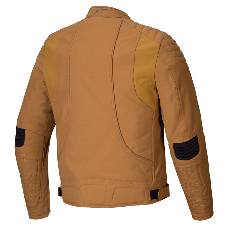 Bunda na motorku Alpinestars Clayton Water Resistant světle hnědá