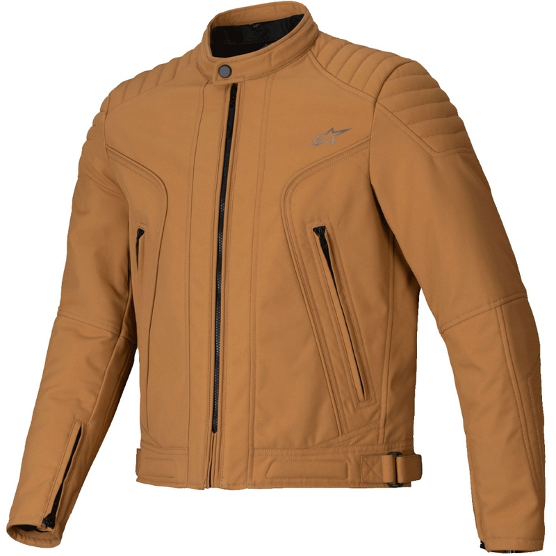 Bunda na motorku Alpinestars Clayton Water Resistant světle hnědá