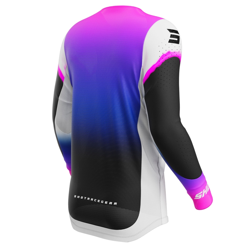 Motokrosový dres Shot Aerolite Astral modro-růžový