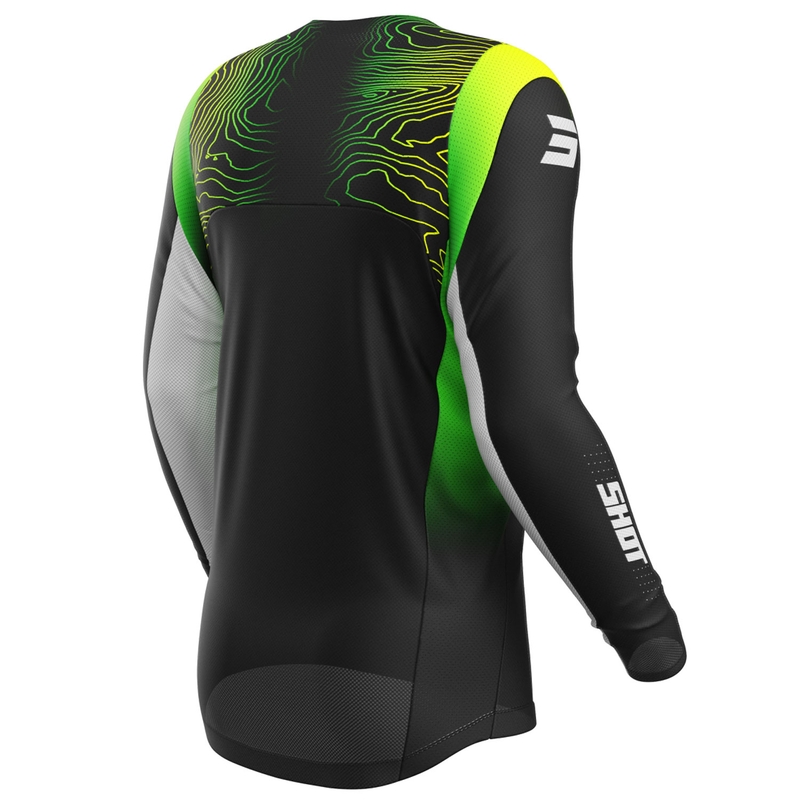 Motokrosový dres Shot Contact Apex fluo žlutý