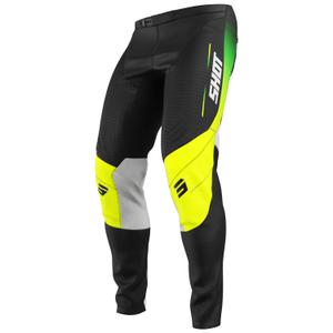 Motokrosové kalhoty Shot Contact Apex fluo žluté