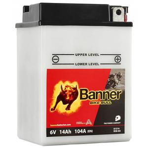 Olověná motobaterie Banner Bike Bull 013 14 / BB38-6A - B38-6A 6V, 14Ah, 104A
